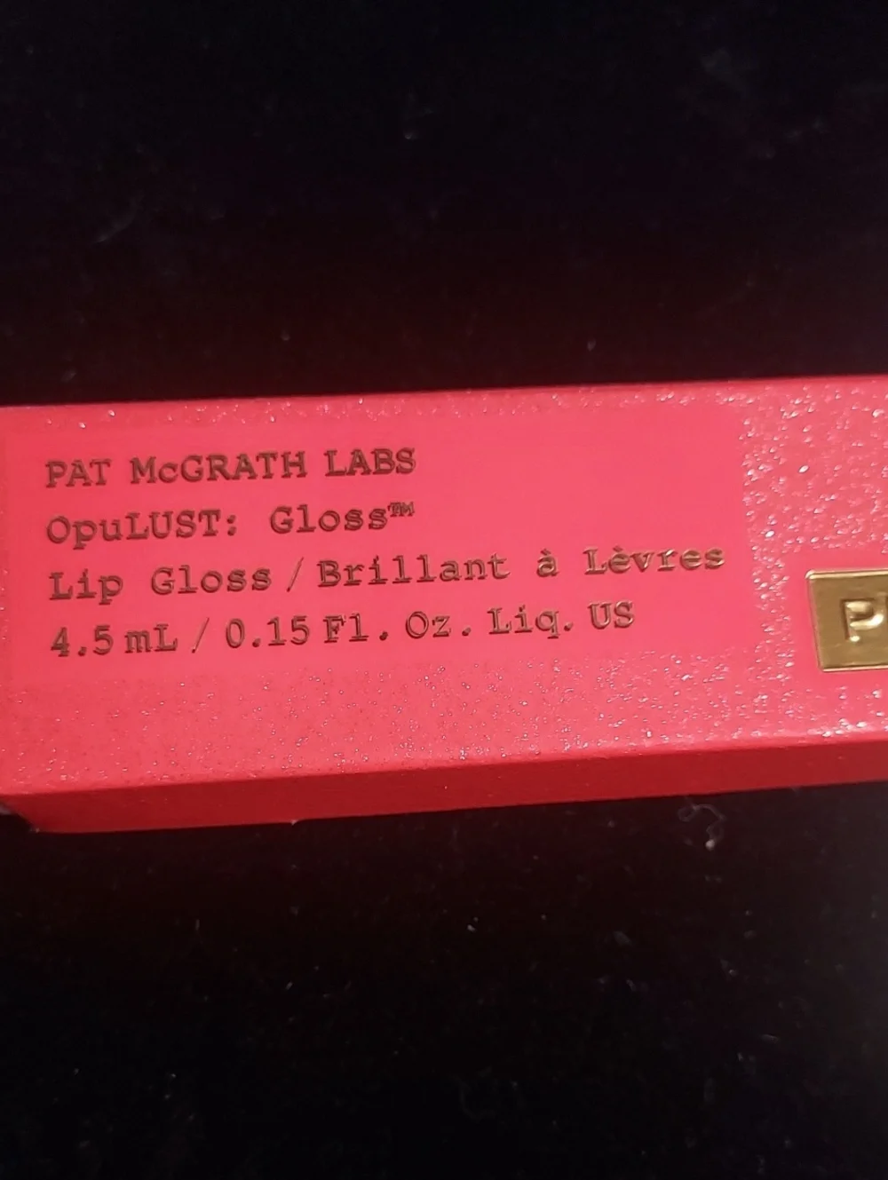 Pat McGrath Opulust Lip Gloss - Vibrant with Gold Accent Bronze seductress
